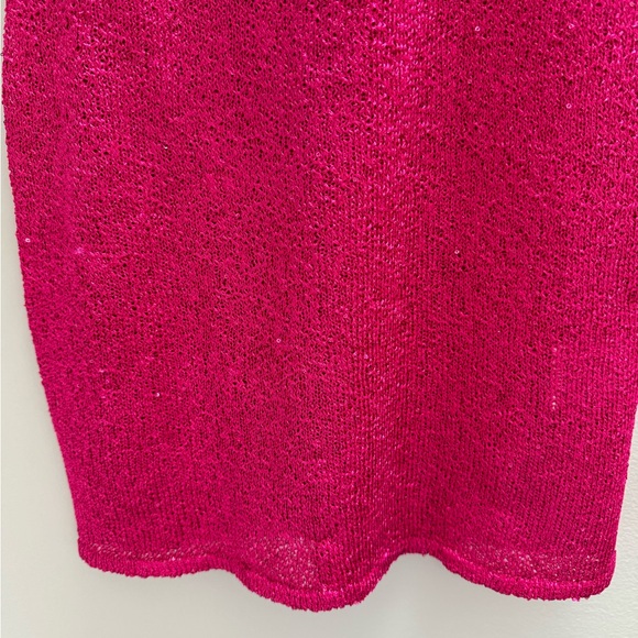 New White Fox Gen Z Love Sequin Starfish Knit Mini Dress Pink Size S - Picture 6 of 9